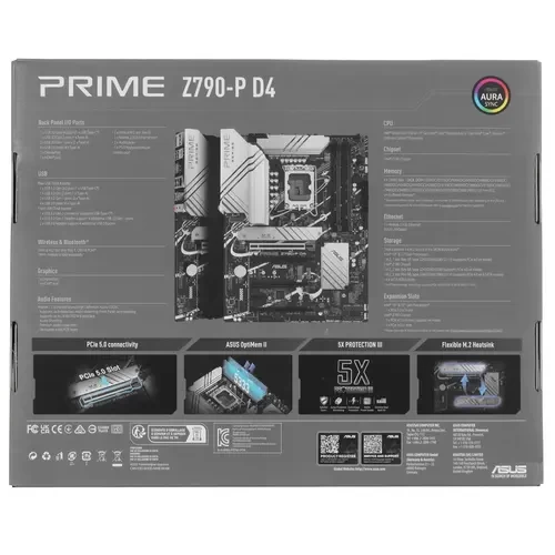 Материнская плата ASUS PRIME Z790-P D4 90MB1CV0-M0EAY0