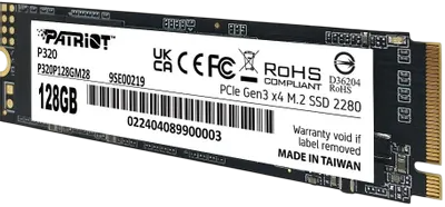 Твердотельный накопитель Patriot 128 Gb P320 (P320P128GM28)