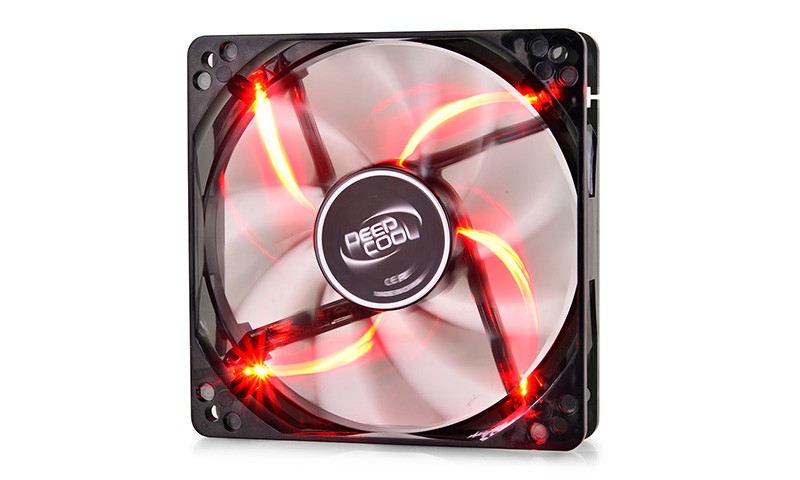 Вентилятор для корпуса Deepcool WIND BLADE 120 LED Red