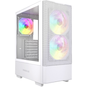 Компьютерный корпус Powercase Mistral AY3W ARGB TG White (CMAYW-A3)