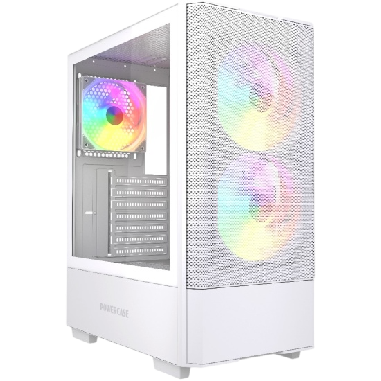 Компьютерный корпус Powercase Mistral AY3W ARGB TG White (CMAYW-A3)