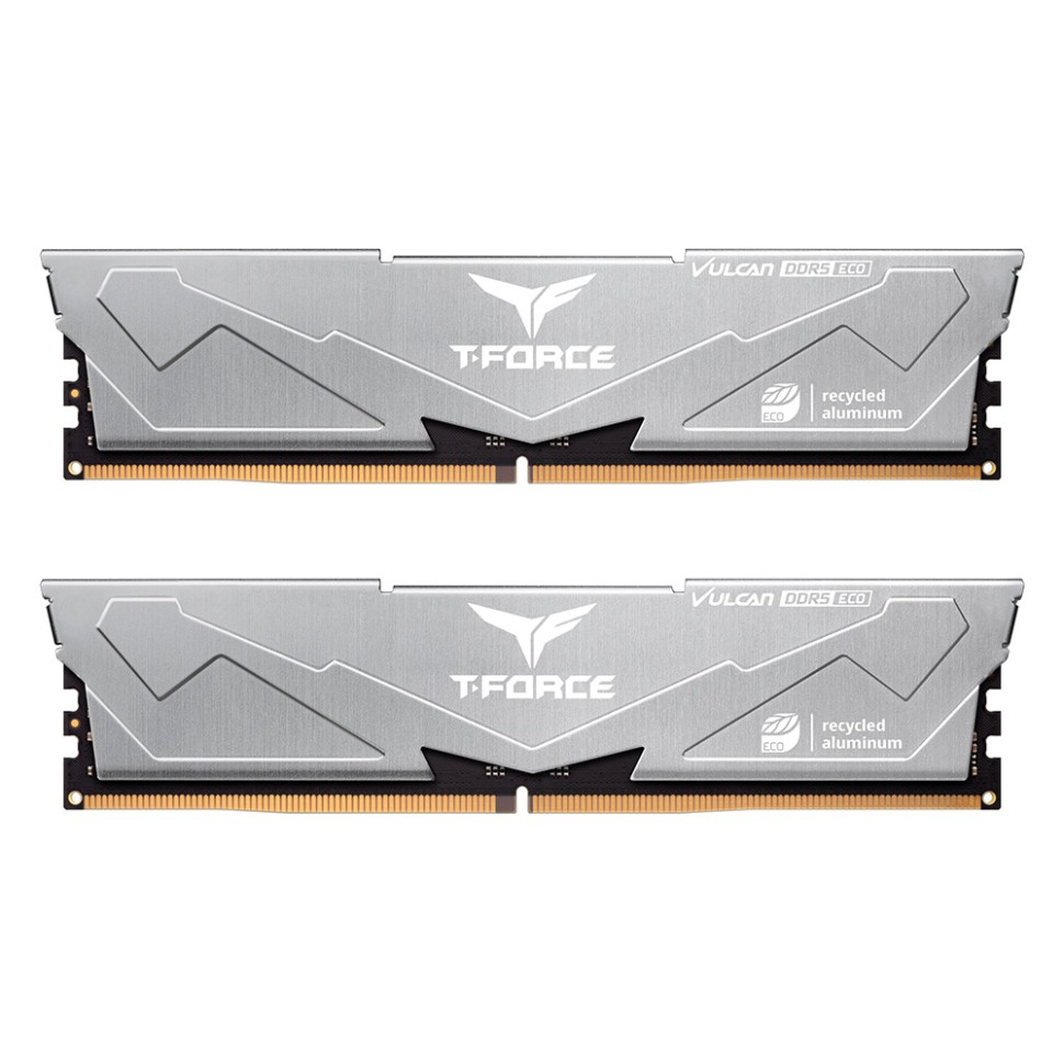 Оперативная память 32 Gb 6000 MHz Team Group T-Force Vulcan ECO Silver (FLESD532G6000HC30DC01)