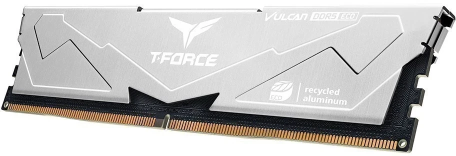 Оперативная память 32 Gb 6000 MHz Team Group T-Force Vulcan ECO Silver (FLESD532G6000HC30DC01)