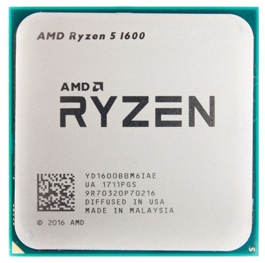 Процессор AMD Ryzen 5 1600 OEM YD1600BBM6IAF