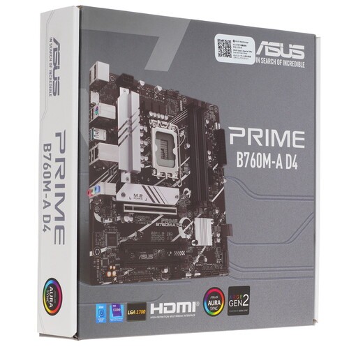 Материнская плата ASUS PRIME B760M-A D4 90MB1D00-M0EAY0