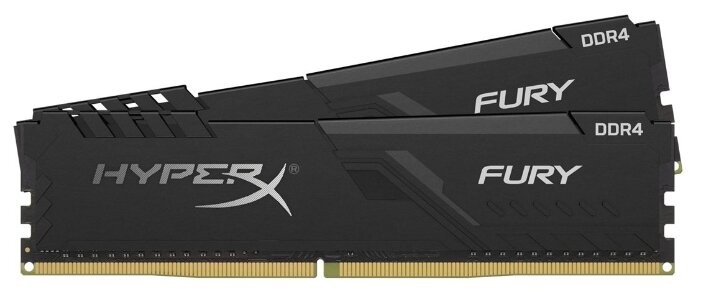 Оперативная память 32 Gb 2666 MHz Kingston HYPERX FURY RGB Black (HX426C16FB4K2/32)