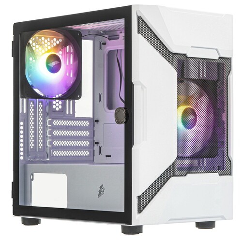 Компьютерный корпус 1STPLAYER DK D3-A TG RGB White (D3-A-WH-2G6P)