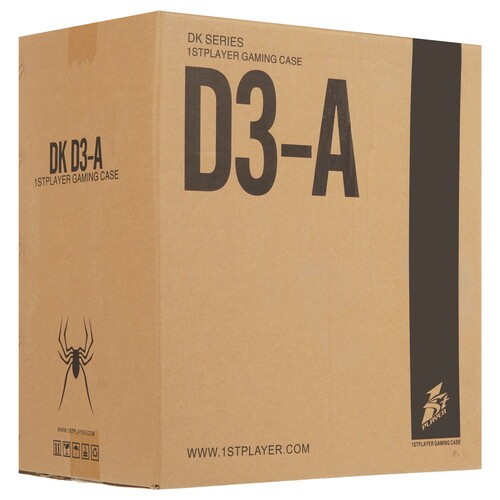 Компьютерный корпус 1STPLAYER DK D3-A TG RGB White (D3-A-WH-2G6P)