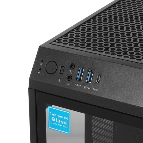 Компьютерный корпус Thermaltake The Tower 100 TG Black (CA-1R3-00S1WN-00)