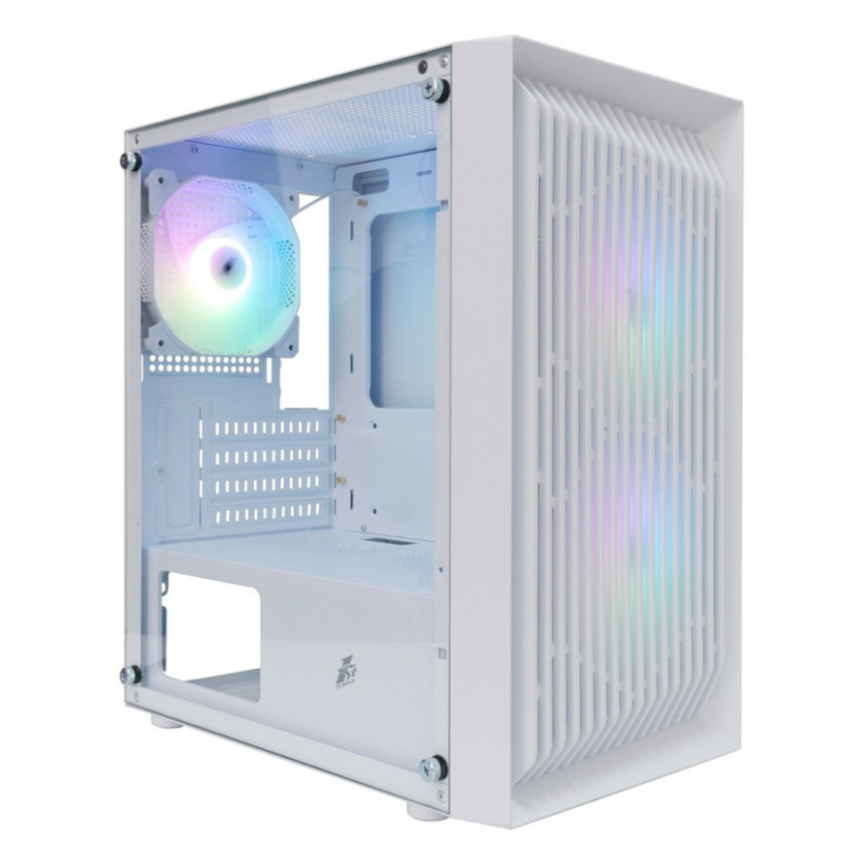 Компьютерный корпус 1STPLAYER BLACK.SIR BS-2 ARGB White (BS-2-WH-3F7-W)