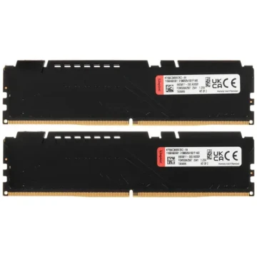 Оперативная память 64 Gb 5600 MHz Kingston FURY Beast RGB Black (KF556C36BBE2K2-64)