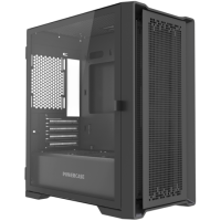 Компьютерный корпус Powercase ByteFlow Micro NF TG Black (CAMBNF-F0)