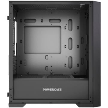 Компьютерный корпус Powercase ByteFlow Micro NF TG Black (CAMBNF-F0)
