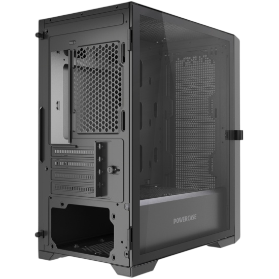 Компьютерный корпус Powercase ByteFlow Micro NF TG Black (CAMBNF-F0)
