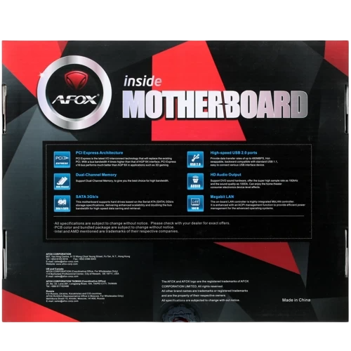 Материнская плата AFox (AFB250-BTC12EX) RTL
