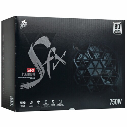 Блок питания 1STPLAYER 750W SFX Black (PS-750SFX)