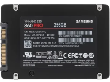 Твердотельный накопитель Samsung 256 Gb 860 PRO MZ-76P256BW