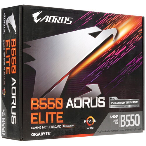 Материнская плата GIGABYTE B550 AORUS ELITE