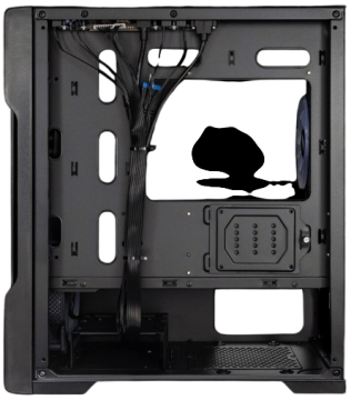 Компьютерный корпус 1STPLAYER TRILOBITE T3-G ARGB Black (FP_T3-G-BK-4F2(AP))