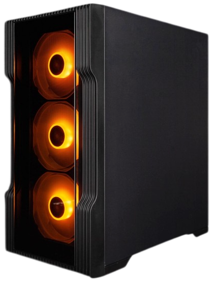 Компьютерный корпус 1STPLAYER TRILOBITE T3-G ARGB Black (FP_T3-G-BK-4F2(AP))