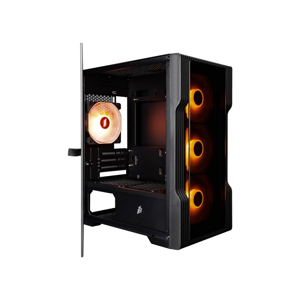 Компьютерный корпус 1STPLAYER TRILOBITE T3-G ARGB Black (FP_T3-G-BK-4F2(AP))