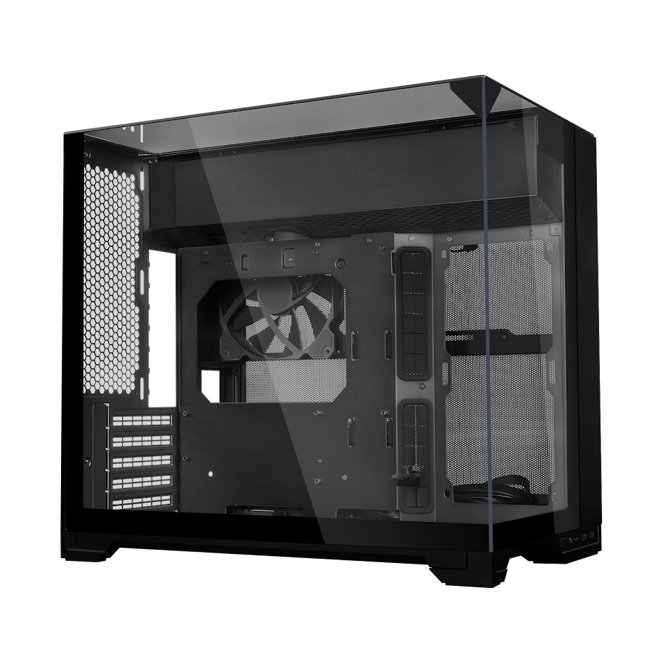Компьютерный корпус Lian Li O11 Vision-M Black TG (G99.O11VMX.R0)