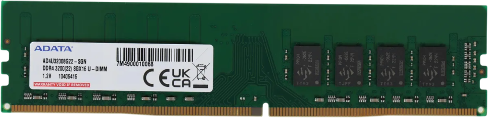Оперативная память 8 Gb 3200 MHz ADATA XPG PREMIER (AD4U32008G22-SGN)