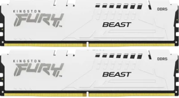 Оперативная память 32 Gb 5600 MHz Kingston FURY Beast White (KF556C40BWK2-32)