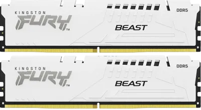 Оперативная память 32 Gb 5600 MHz Kingston FURY Beast White (KF556C40BWK2-32)