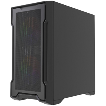 Компьютерный корпус Powercase Mistral Micro X3B ARGB Black (CMMXB-A3)