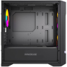 Компьютерный корпус Powercase Mistral Micro X3B ARGB Black (CMMXB-A3)