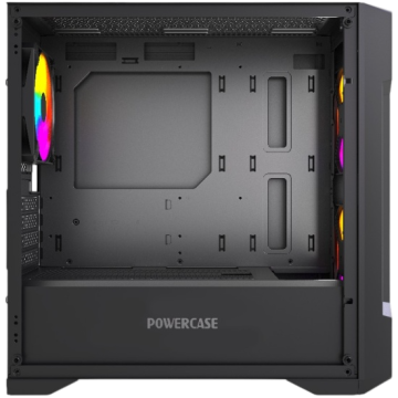 Компьютерный корпус Powercase Mistral Micro X3B ARGB Black (CMMXB-A3)