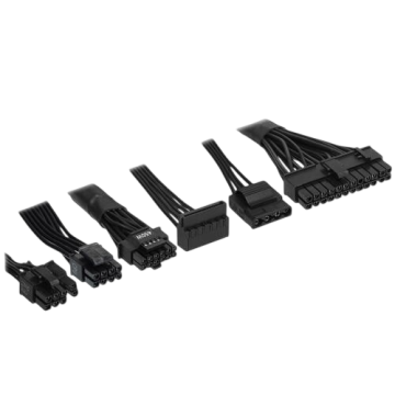 Блок питания Montech 1000W TITAN GOLD Black (TIS0125) 16 Pin (PCIe 5.0 Connector Cable Details)