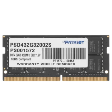 Оперативная память 32 Gb 3200 MHz PATRIOT SL (PSD432G32002S)