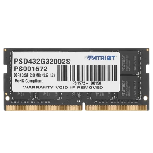 Оперативная память 32 Gb 3200 MHz PATRIOT SL (PSD432G32002S)