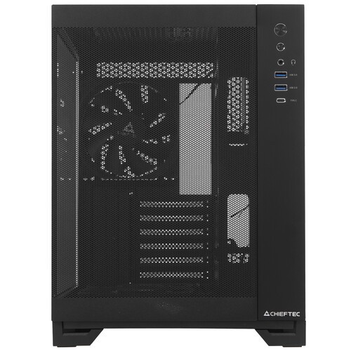 Компьютерный корпус Chieftec VISIO AIR TG Black (GM-30B-M-OP)