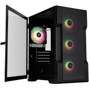 Компьютерный корпус 1STPLAYER TRILOBITE T3-G ARGB Black (T3-G-BK-4F7)