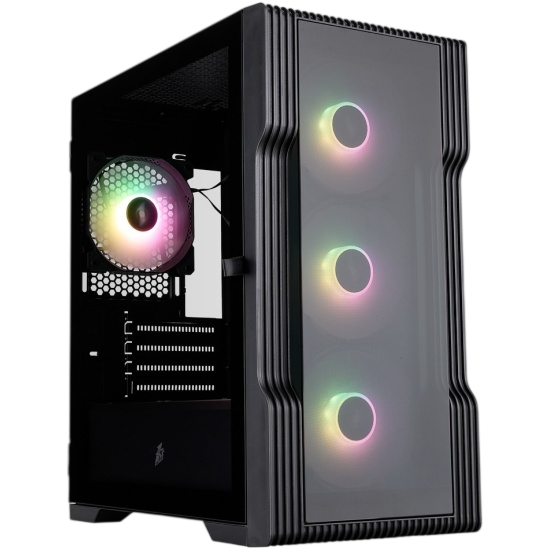 Компьютерный корпус 1STPLAYER TRILOBITE T3-G ARGB Black (T3-G-BK-4F7)