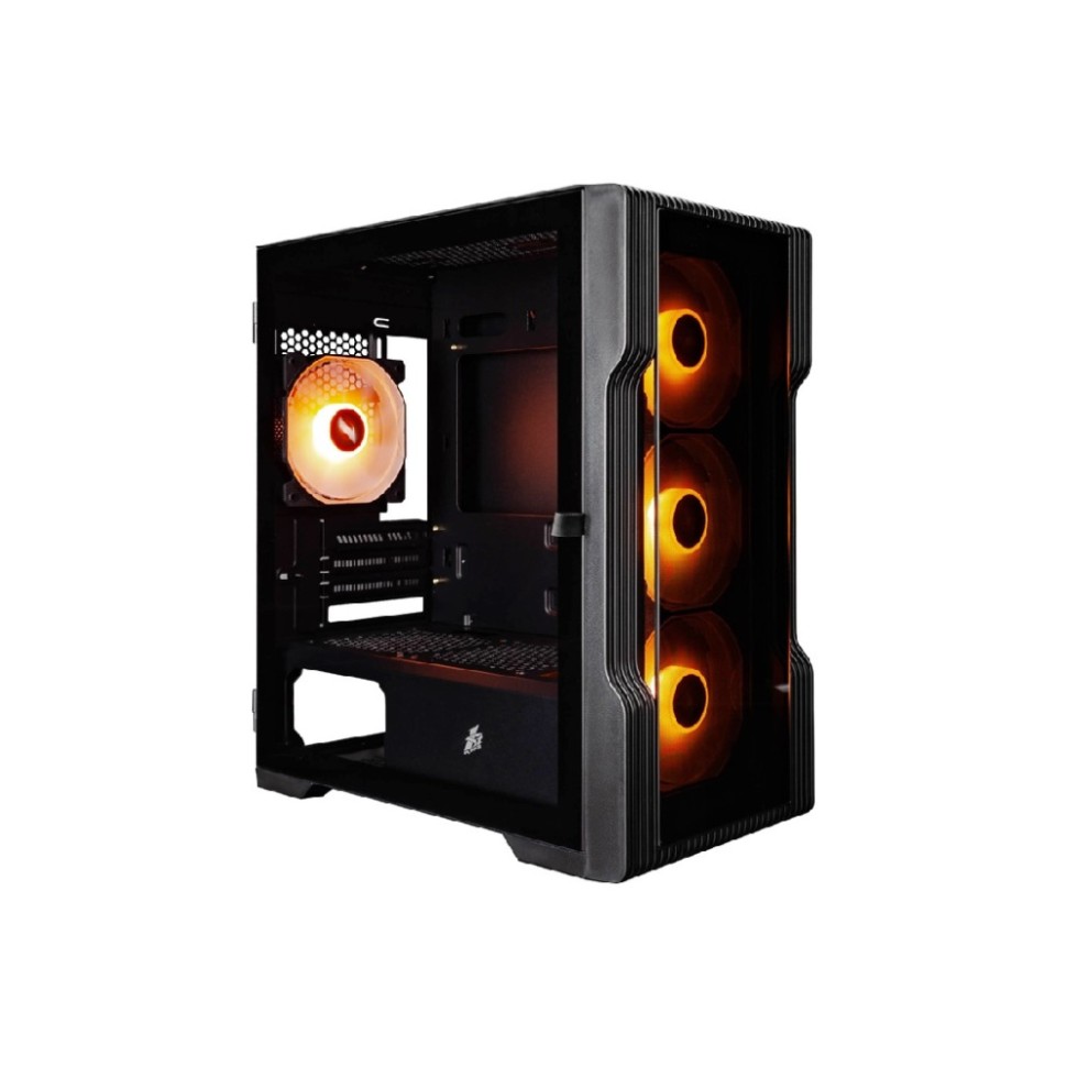 Компьютерный корпус 1STPLAYER TRILOBITE T3-G ARGB Black (T3-G-BK-4F7)