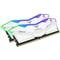 Оперативная память 32 Gb 7200 MHz Team Group T-FORCE DELTA RGB White (FF4D532G7200HC34ADC01)