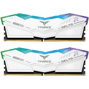 Оперативная память 32 Gb 7200 MHz Team Group T-FORCE DELTA RGB White (FF4D532G7200HC34ADC01)