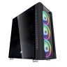 Компьютерный корпус 1STPLAYER DK DX Black DX-BK-M1-PLUS
