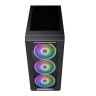 Компьютерный корпус 1STPLAYER DK DX Black DX-BK-M1-PLUS