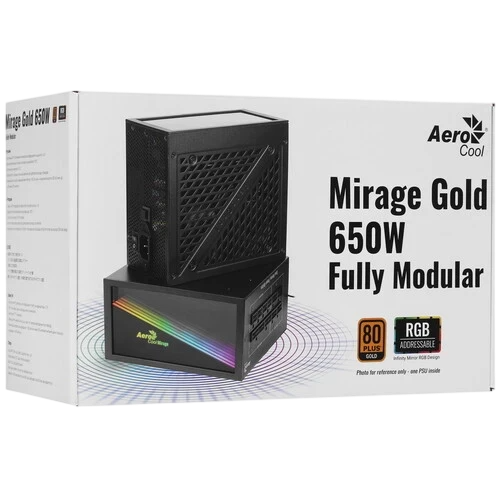 Блок питания Aerocool 650W Mirage Gold ARGB (4711099472581)