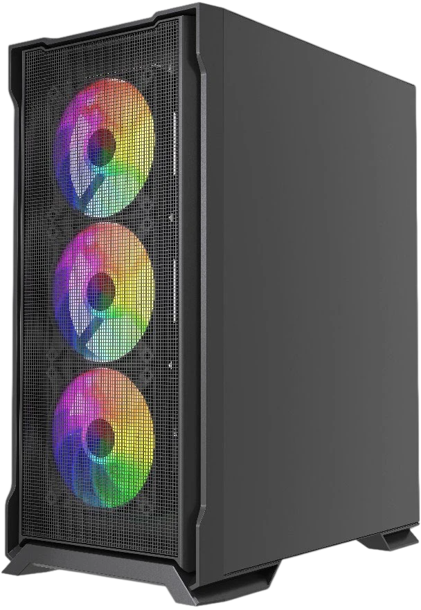 Компьютерный корпус Powercase Mistral AZ4B ARGB TG Black (CMAZB-A4)