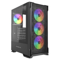 Компьютерный корпус Powercase Mistral AZ4B ARGB TG Black (CMAZB-A4)