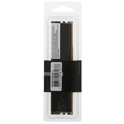 Оперативная память 8 Gb 3200 MHz AMD R9 GAMERS SERIES Black (R948G3206U2S-U)