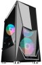 Компьютерный корпус 1STPLAYER DK-3 TG Black (DK-3-BK-3G6)