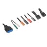Компьютерный корпус 1STPLAYER DK-3 TG Black (DK-3-BK-3G6)