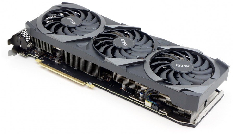Видеокарта MSI (RTX 3080 VENTUS 3X 10G OC) GeForce RTX 3080 10GB VENTUS 3X 10G OC LHR